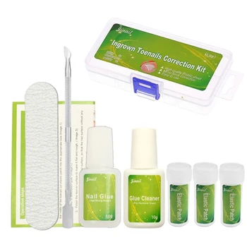 

7Pcs/Set Ingrown Toe Nail Correction Tools Straightening Patch Fixer Foot Care