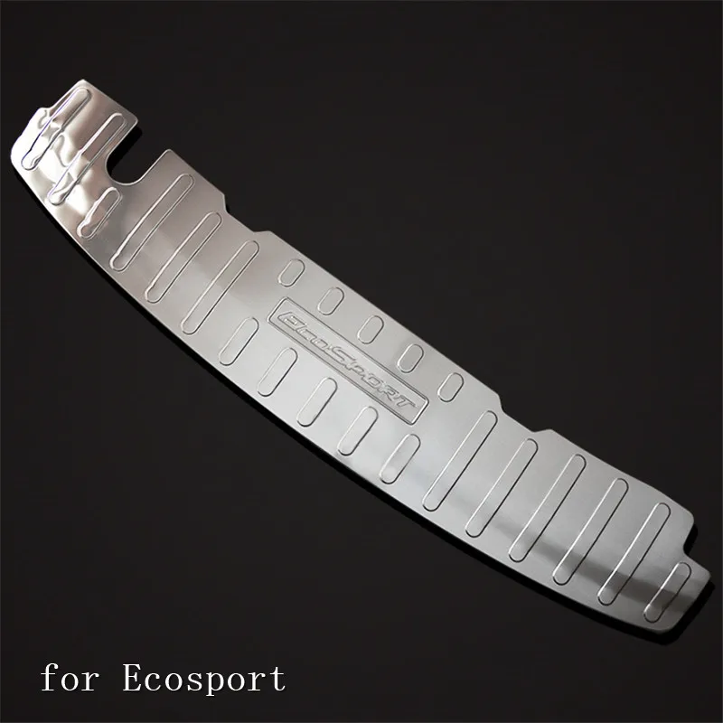 

for Ford Ford Ecosport 2018-2019 304 Stainless Steel External car Rear Bumper Protector Sill Auto parts Car styling fast