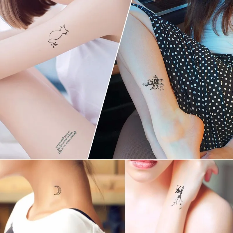 

Tattoo paste tattoo sticker 60pcs Temporary Metallic Tattoo Gold Silver Flash Tattoos Gold Silver Flash Tattoos Inspired
