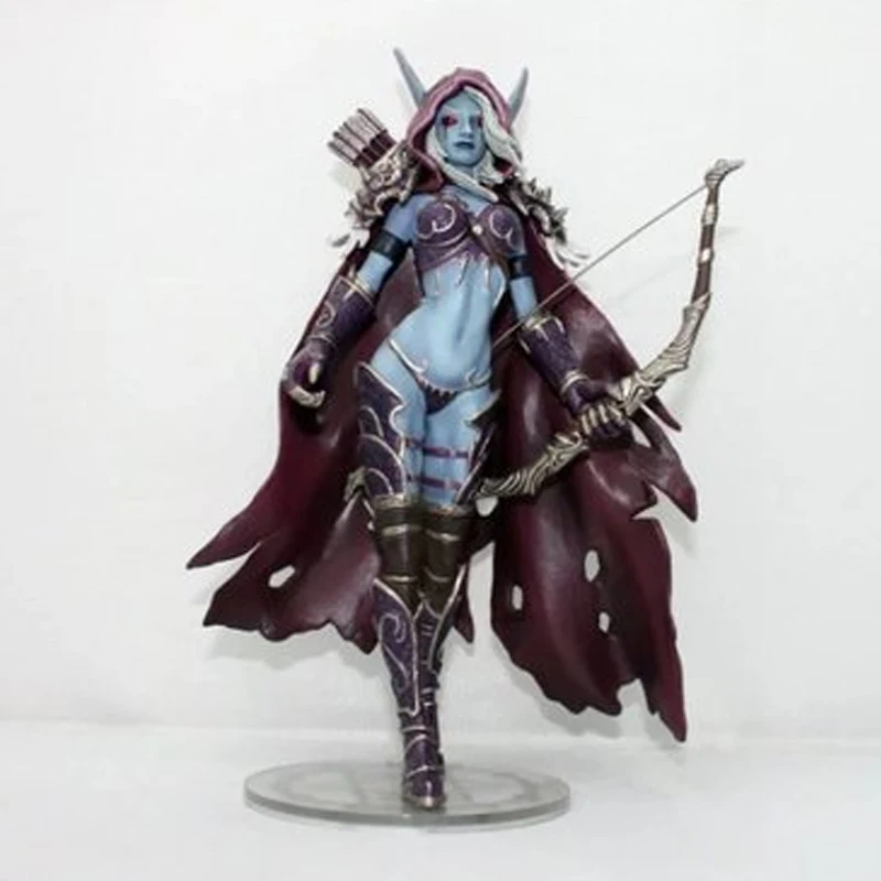 Игры World of Warcraft 14 5 см Wow Sylvanas Windrunner ПВХ фигурка Сильвана статуя тьмы Ranger леди