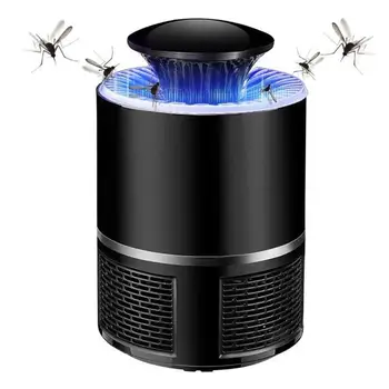 

Hot USB Mosquito Killer Lamp LED Electric Power Violet Wave Insect Zapper Mute Kill Pest Lamps For Outdoor Bedroom Sleep Light