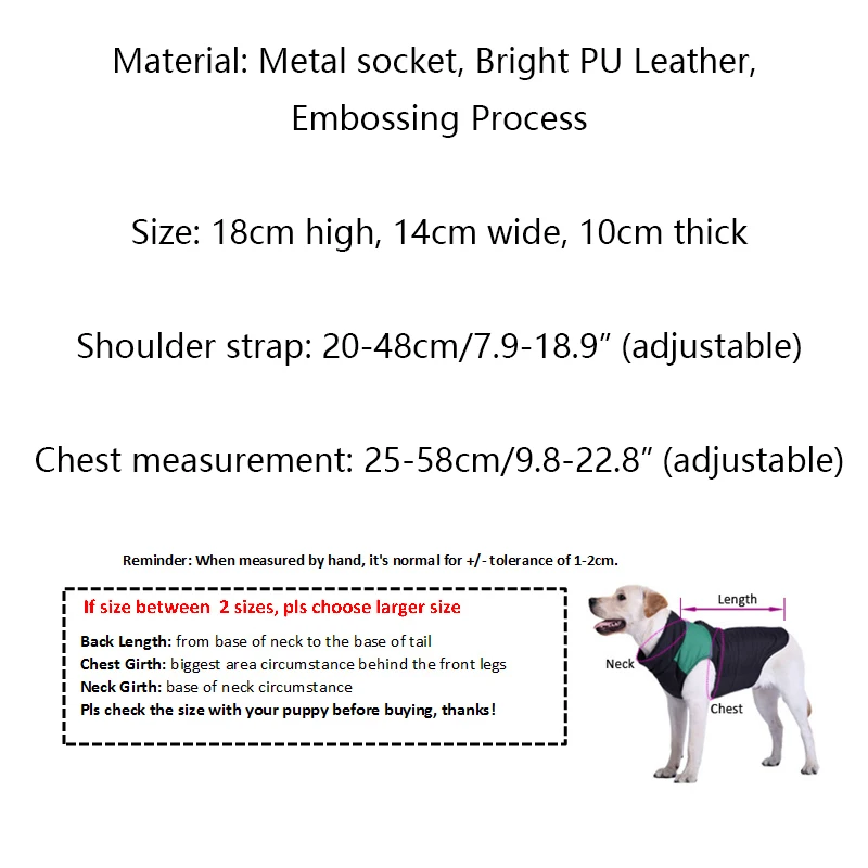 Harnais en cuir argent pour chien accessoire la mode pour petit chien Chihuahua gaufrage sac dos