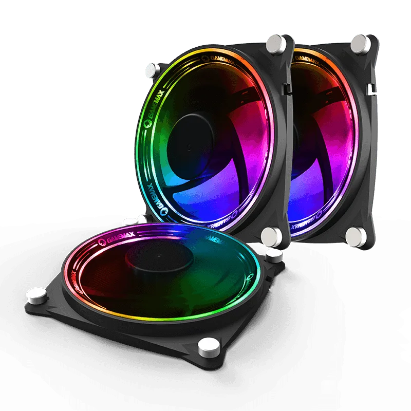 GameMax RB300 RGB PC чехол Вентилятор 120 мм 5V 3pin тихий и цветной кабель синхронизации