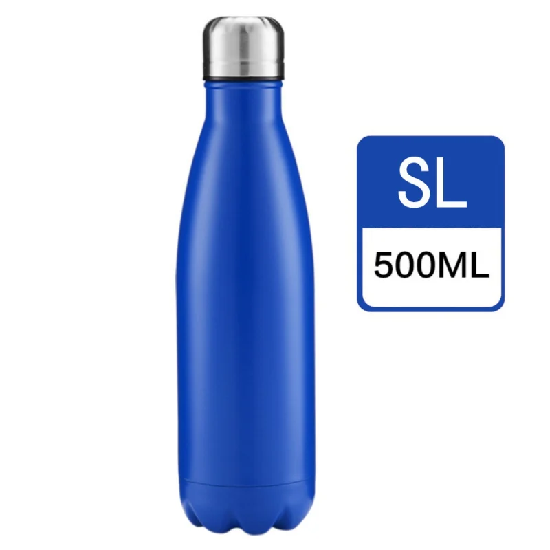 Нержавеющая сталь вакуумная Изолированная бутылка портативная Изолированная дорожная бутылка для воды портативная уличная Питьевая чашка - Цвет: SL