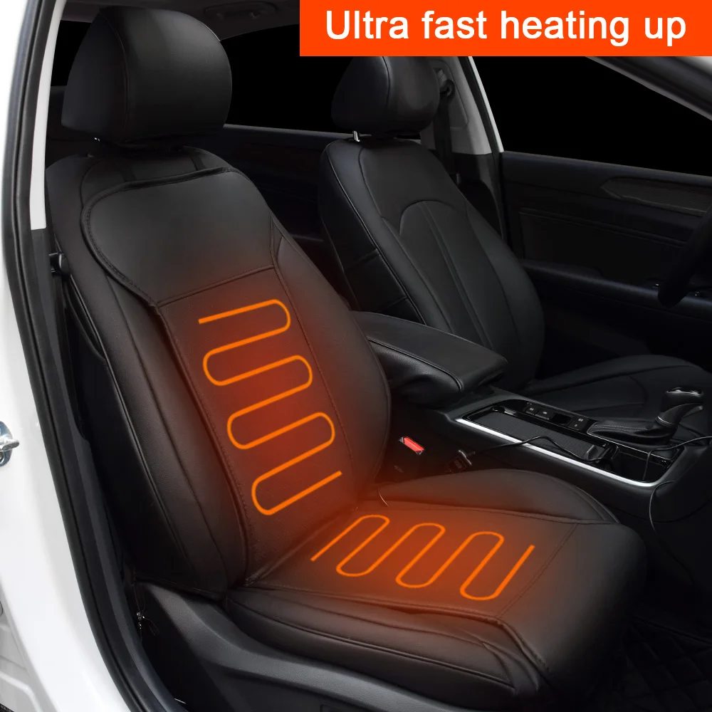 Funda calefactora de asiento Cubierta Del De MarróN Constante De La ProteccióN De La Temperatura D&F Asiento De Asiento Calefactable Auto Caliente Del 12V Del Coche raghuinstech.com