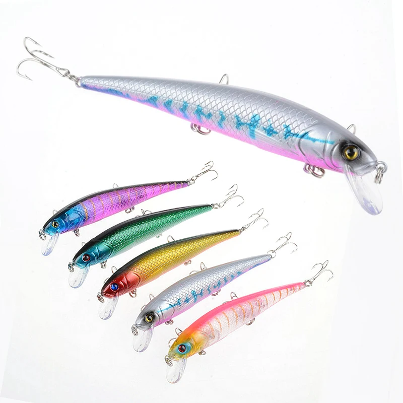 

Steel ball Minnow Sinking Fishing Lures 12.5cm 17g Artificial Hard Baits With 6# Hooks BKK 3D eyes Swimbait Fishing Tackle