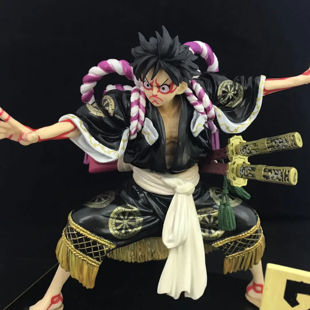 

One Piece/One Piece Pop Kabuki Edition Kabuki Luffy Straw Hat Mission Heterochromatic Version Garage Kit