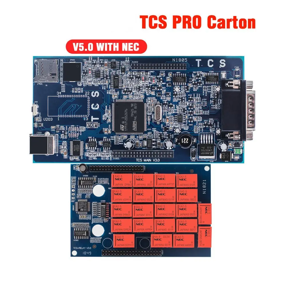 obd2 диагностический инструмент V2015.R3 tcs super tcs pro двойной синий PCB для автомобиля грузовика - Цвет: tcs pro 3