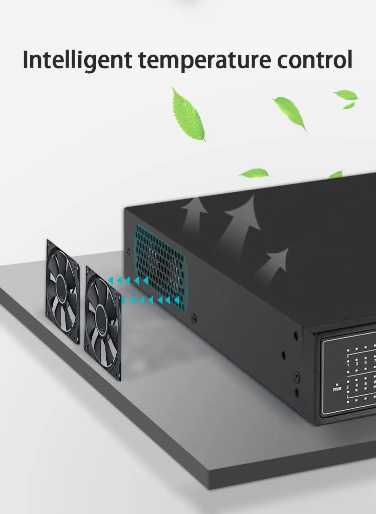 Hi power PoE управляемый коммутатор с 4x90 Вт PoE гигабитный порт 4x30 Вт PoE гигабитный порт подходит для Hi power камеры и устройств