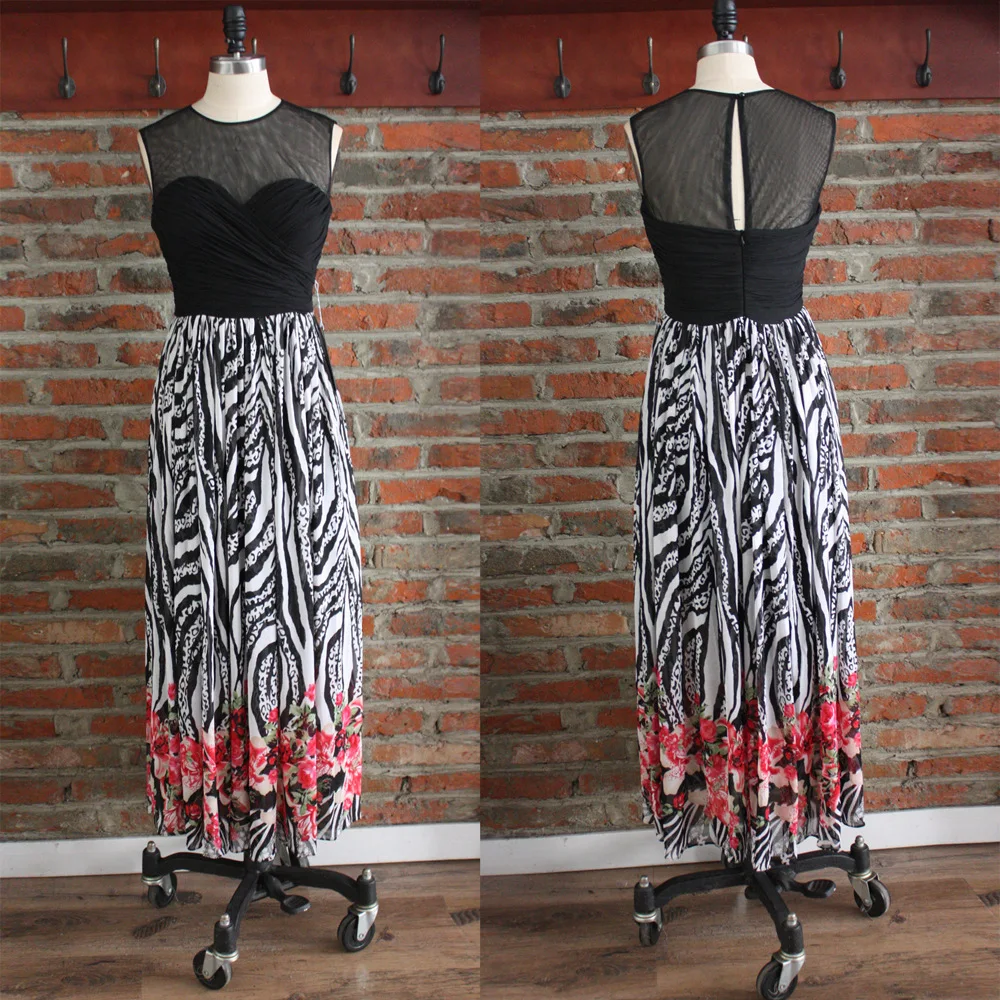 

Daily Life Formal Dress Beautifly Spring New Style Chiffon Gauze Sleeveless Long Party Party Formal Dress