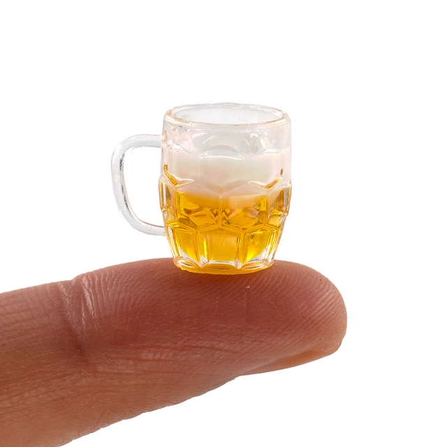 1/12 Dollhouse Miniature Beer Mug Mini Lemon Cup Drinks Toy for ob11 bjd  Blythe Decoration Doll House accessories 5