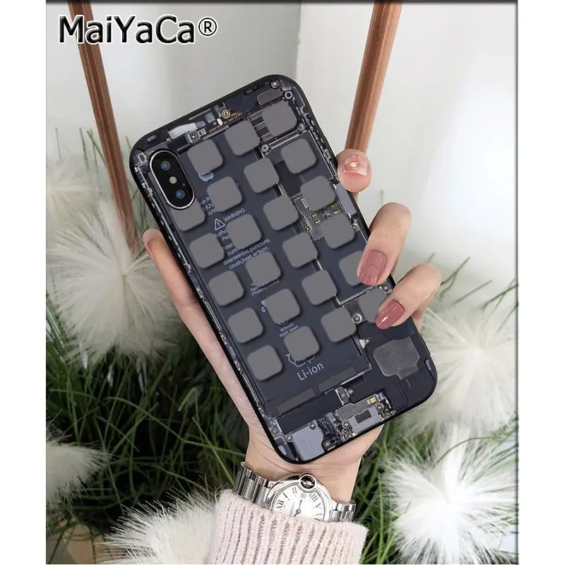 MaiYaCa Inside electronics очень крутой для Apple iphone cutaway Coque чехол для телефона iphone 11 pro 8 7 66S Plus X XS MAX 5s SE XR - Цвет: A2