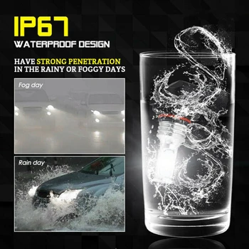

Waterproof LED headlight 2pcs 9005 HB3 Conversion Daytime running lamp