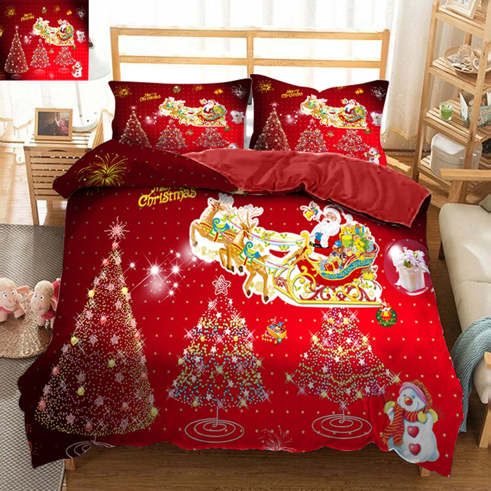 

Fresh and simple ins style bedding series photos 3d quilt bedding cartoon anime to map custom Christmas gift home decoration