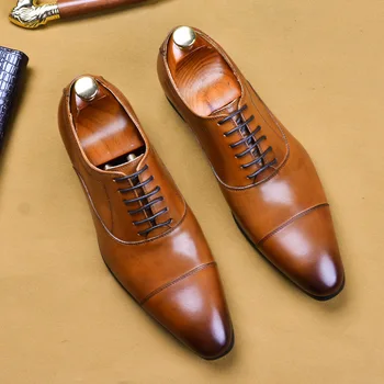 

Men's Formal Business Leather Breathable Three-Joint Shoes Men's Formal Shoes