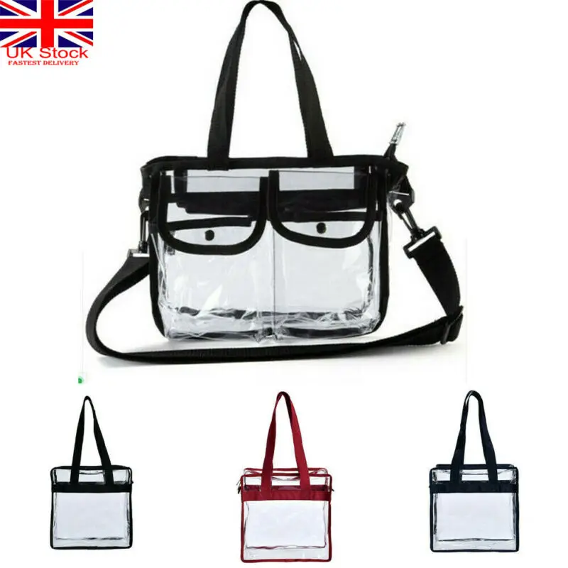 clear pvc handbag