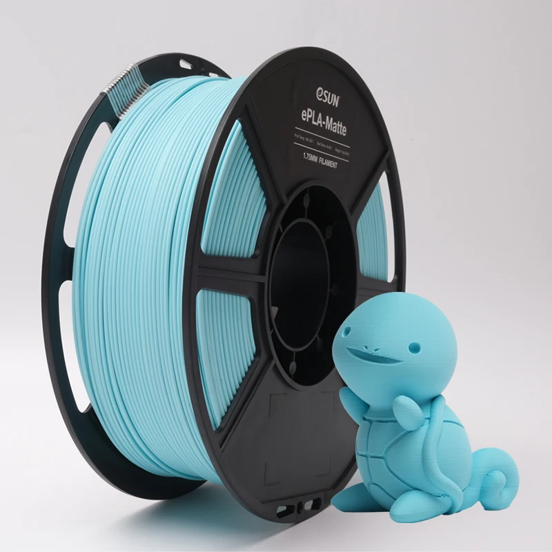 eSUN 3D Printer Filament PLA Matte 1.75mm 1KG (2.2 LBS) Spool 3D Printing Material For 3D Printers Matte PLA Filament abs plastic 3d printer 3D Printing Materials