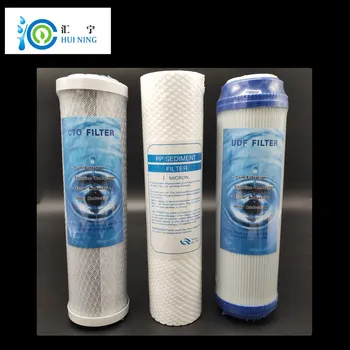 

2017 Real Torneira Purificador 10-inch Water Purifier Filter Udf Granular Activated Carbon + Pp Cotton Filter+ Cto Compressed