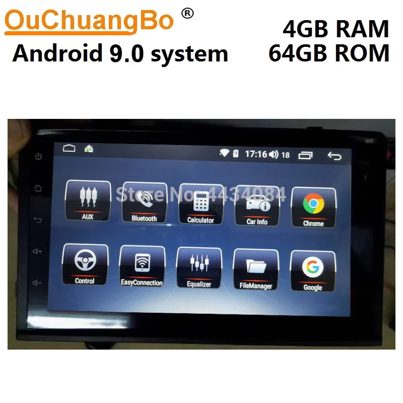 

Ouchuangbo IPS screen car radio stereo head units gps nav for MG W5 with carplay DSP 8 cores USB WIFI 4+64 android 9.0 OS