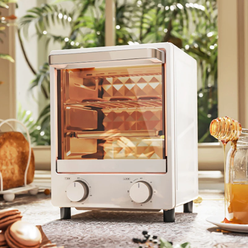 Tabletop Electric Oven 12L Electric Oven, Mini Multi-Functioning Retro  Toaster Oven, Adjustable Temperature Control, 800W 60 Min Timer, 2  Accessories