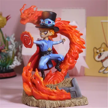 

21CM Anime ONE PIECE Sabo COS Doctor Strange Revolutionary Army PVC Action Collectible Model Statue Toy Free Shipping G987
