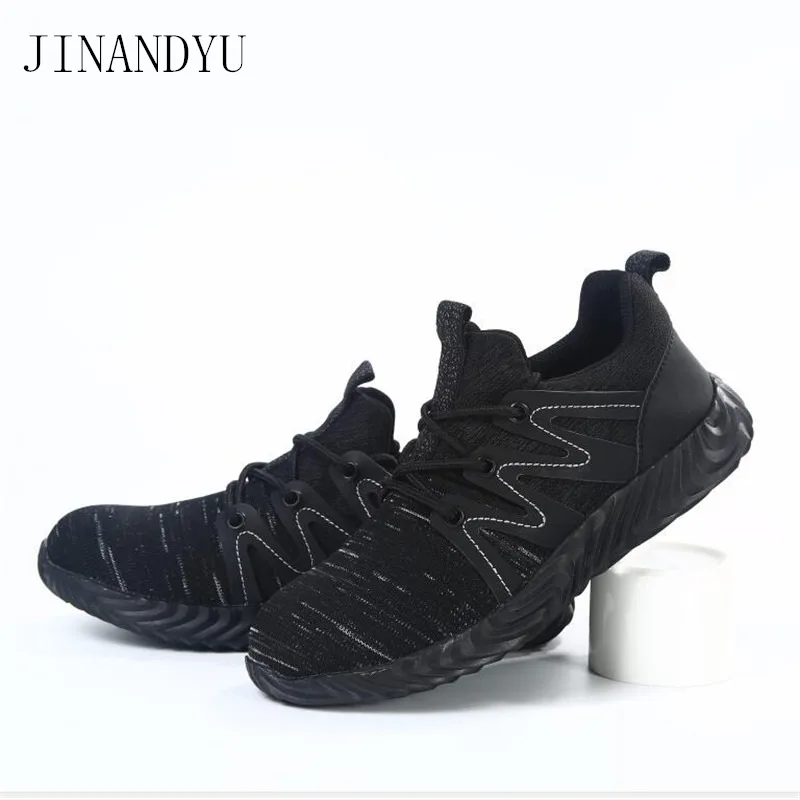 

Comfortable Safety Boots Men Steel Toe Work Shoes Men Outdoor Puncture Proof Work Boots Working Shoes Man Safety Shoes Women