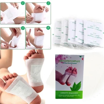 

Nature Detox Foot Pads For Health Weight Loss Burning Fat Patches Organic Herbal Mouth Odor Toxins Cleansing Patches 10Pcs/box 4