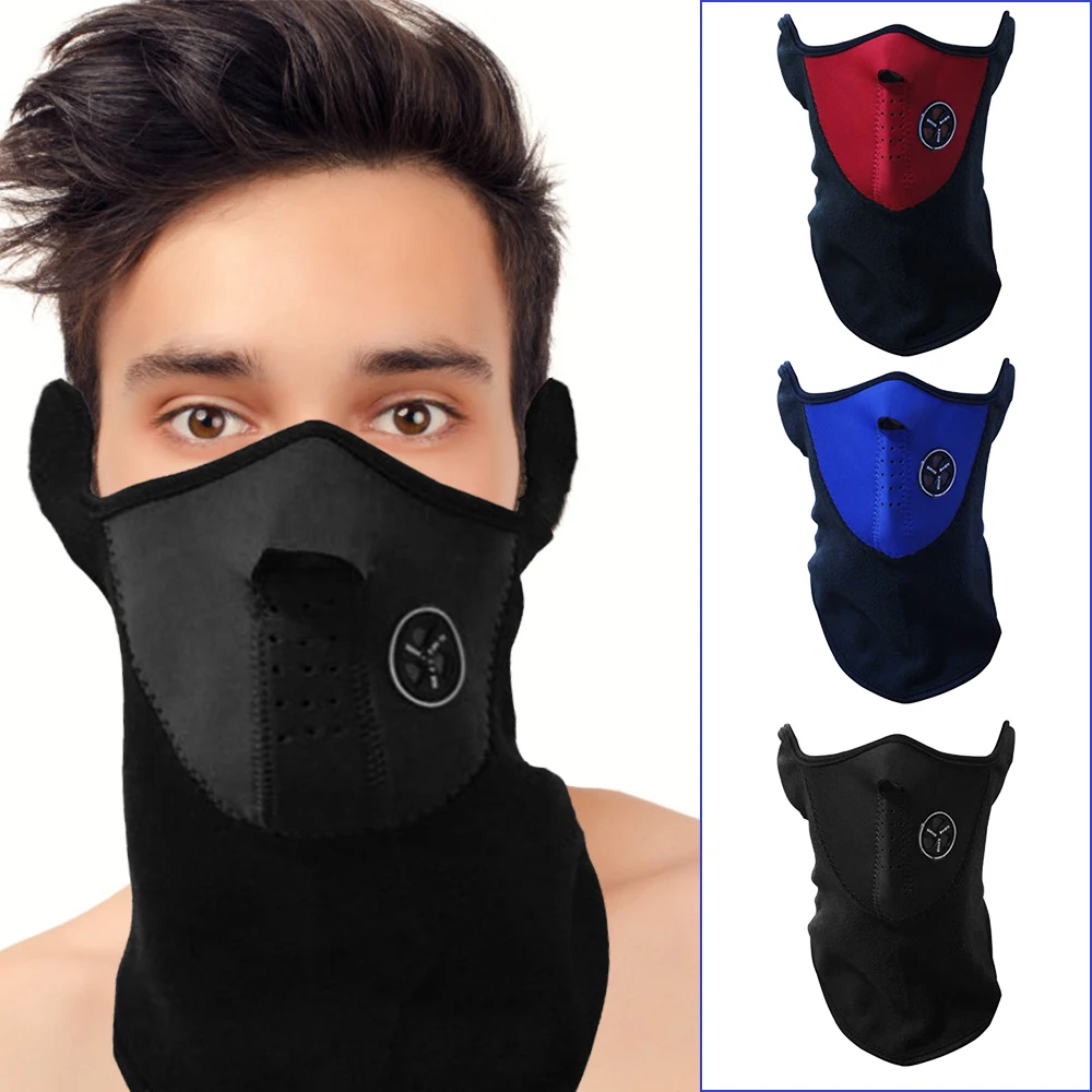 Guard Face-Mask Bike Warm Cover Neck Scarf Outdoor Full Face Mask Cycling Bicycle Ski Snowboard Sport Windproof | Спорт и