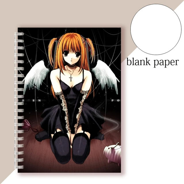 Manga Death Note Misa Amane Rem Notebook Cosplay Familia Yagami Shinigami Aesthetic Note Book Blank Lined Paper Writing Pad Memo Notebooks Aliexpress