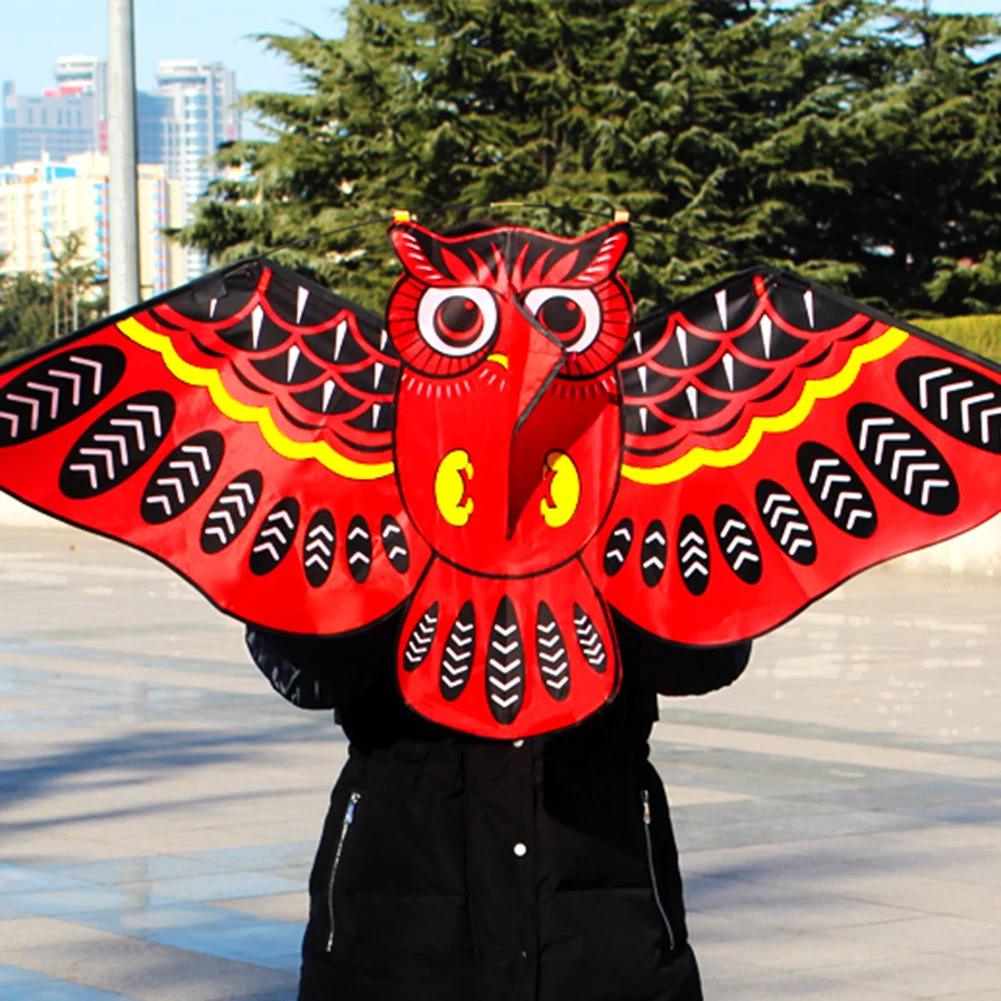 3D Owl Kite Kids Toys Funny Outdoor Sports Classic Activity Game With Tail Toys For Children Early Learning Educational 2