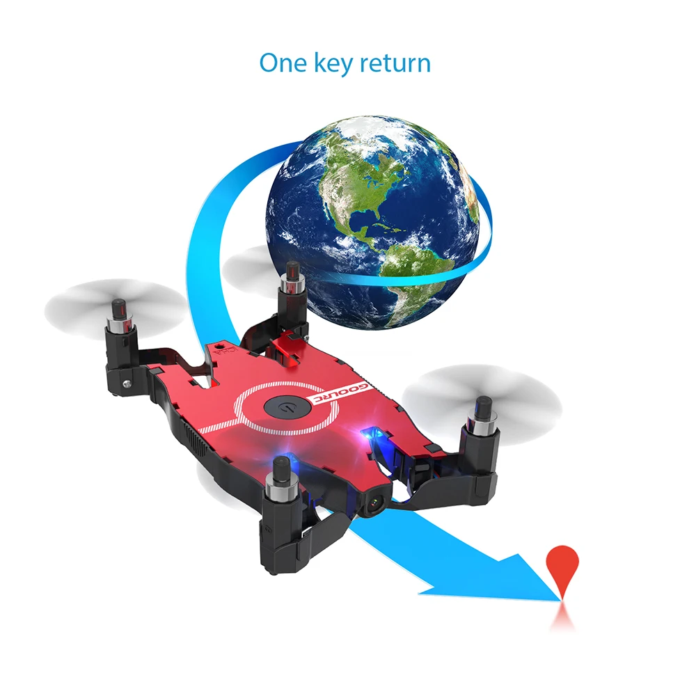 Набор T49 Квадрокоптер с дистанционным управлением 2,4G WI-FI FPV 6-Axis Gyro складной Дрон с 720P HD Камера g-сенсор Радиоуправляемый Дрон для селфи с дистанционным управлением Дрон с камерой для детей
