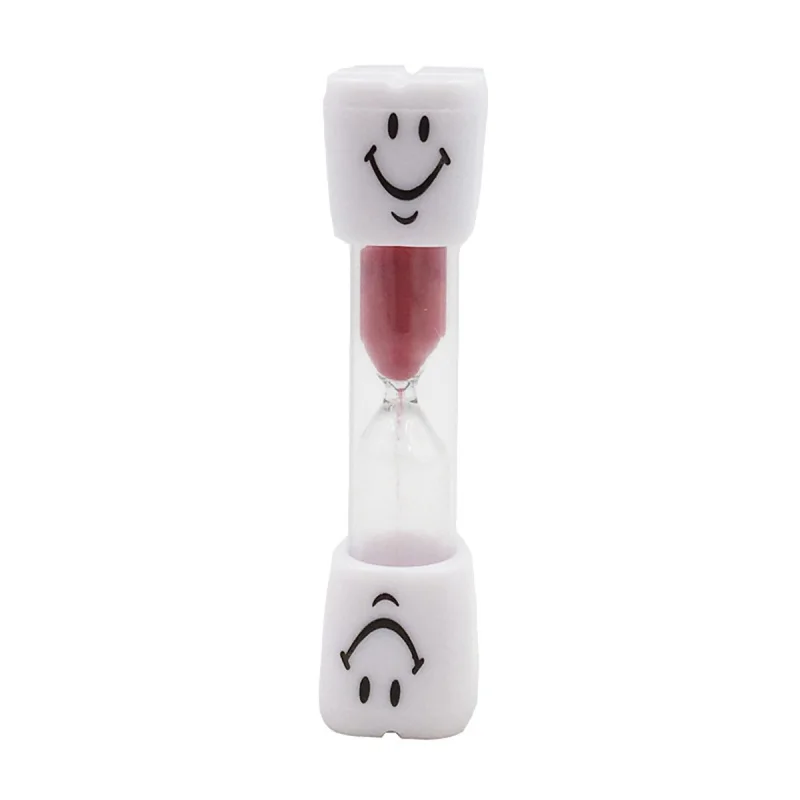 3 минуты красочные Песочные часы Песок Таймер-часы Дети таймер для зубной щетки Песочные часы яйцо таймер подарок - Цвет: Красный