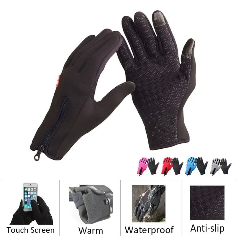 Хит, мотоциклетные перчатки с сенсорным экраном, ветронепроницаемые, полный палец, лыжные перчатки, теплые перчатки для верховой езды, для спорта на открытом воздухе, для автомобиля, размеры M, L, XL