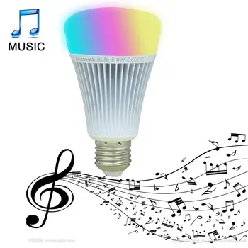 

E27 Bluetooth LED Bulb AC85-265V Bluetooth 4.0 Smart LED Light Lamp Dimmable Spotlight By IOS / Android APP