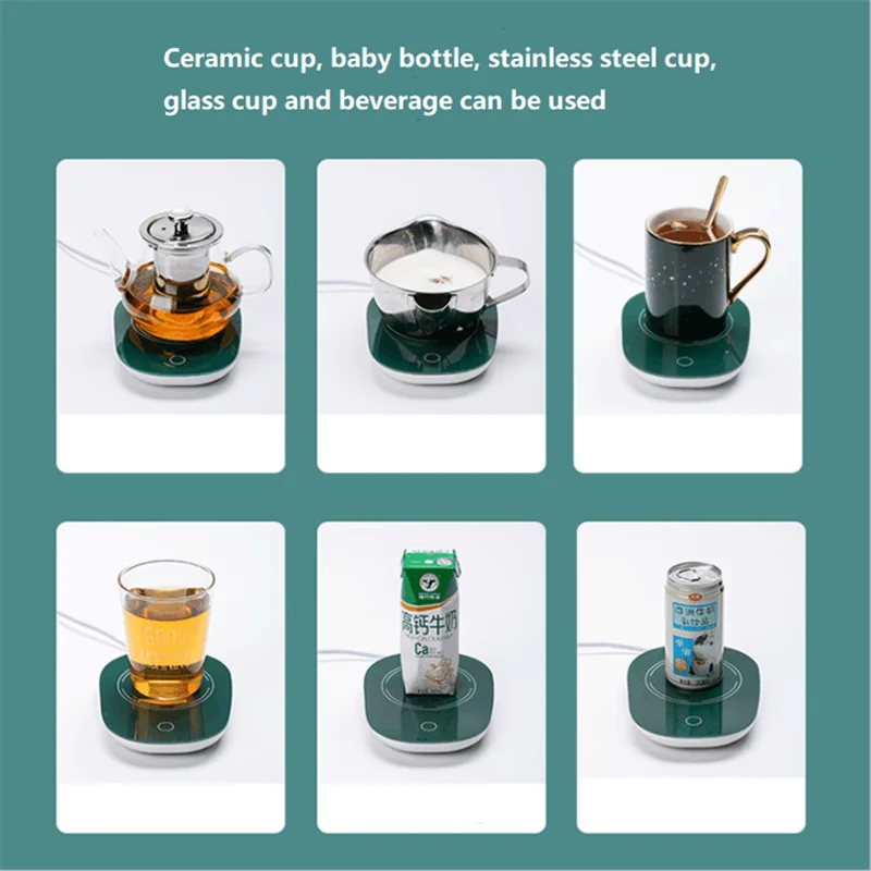 220V Constant Temperature Warming Cup Mat Coaster Warmer Electric Heat Preservation Coffee Milk Tea Heating Cooker