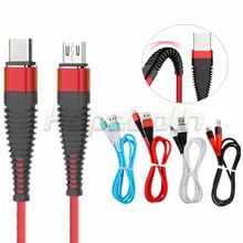 10 шт./лот анти-разбивающий многопортовый usb-кабель для iPhone 1 м 3FT 2A зарядное usb-устройство кабель для iPhone X 8 7 6 5 iPad Дата кабель