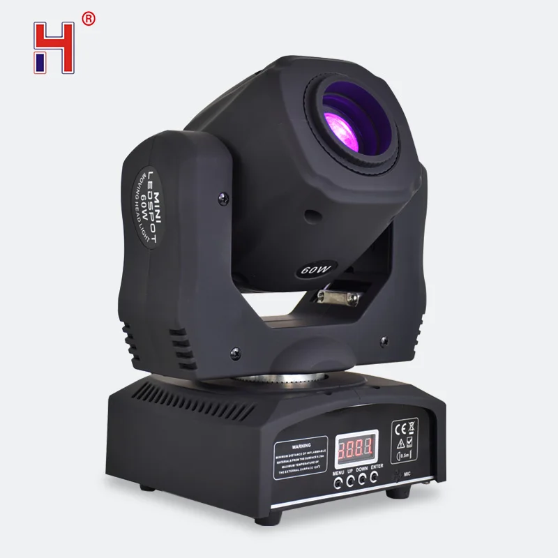 Mobile 3 Face Prism 60W Led Gobo Projector Moving Head Dj Spot DMX