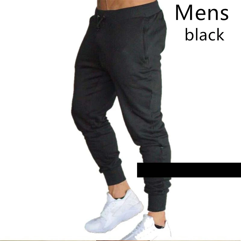 Новинка, мужские компрессионные штаны, мужские Леггинсы для тренажерного зала, трико, штаны для бега, фитнеса, леггинсы для баскетбола, тренировочная спортивная одежда - Цвет: black