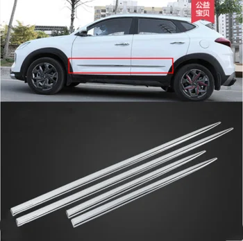 

ABS Chrome Door Body Molding Fit For Nissan Qashqai J11 2019 Car Accessories Side Strips Trim Cover 2 pçs