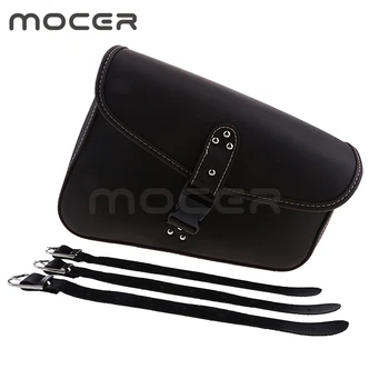 

Waterproof PU Leather Saddle Bag Bike Motorcycle Back Seat Tail Package Outdoor Cycling for 2004-2013 Harley