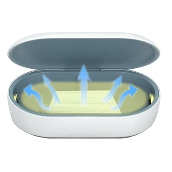 

Ultraviolet Ozone Sterilizer UV Device Box for Mobile Phone Underwear Ultraviolet ray Sterilizer Wireless Fast Charger