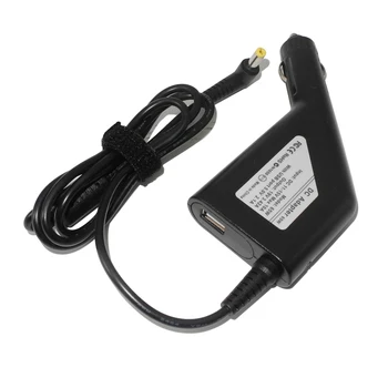 

19V 3.42A DC Power Car Laptop Adapter 5V 2.1A Usb Charger for Acer Aspire 5.5*1.7mm Free shipping
