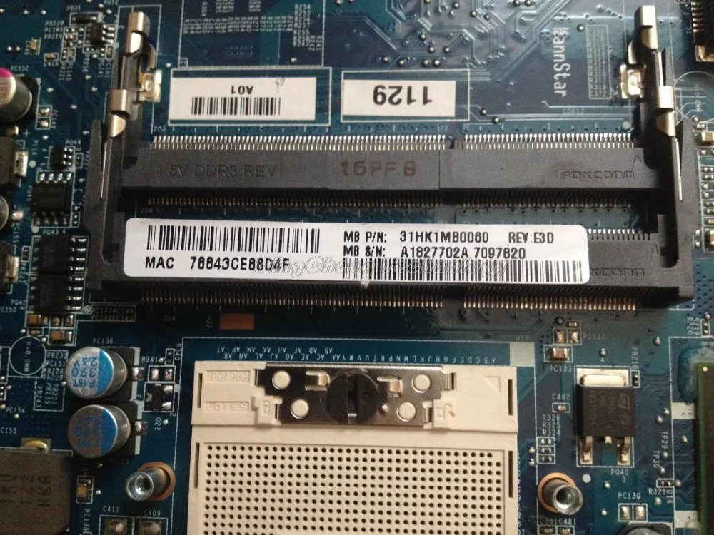 Материнская плата MBX 247 для ноутбука sony MBX-247 DA0HK1MB6E0 A1827702A HM65 DDR3 GT410M неинтегрированная видеокарта
