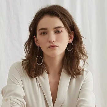 

Timeless Wonder Glam Geo Faux Pearl Statement Drop Earrings Women Fancy Jewelry Gothic Boho Top Runway Designer Punk Bride 6527