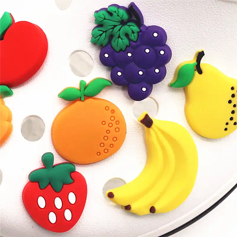 fruit croc charms