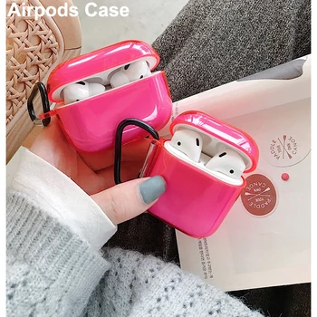 

Candy Color Clear Case for Apple Airpods 3 2 1 Case Hard PC Accessories Bluetooth Earphone Protective Cover for Airpods Pro Case