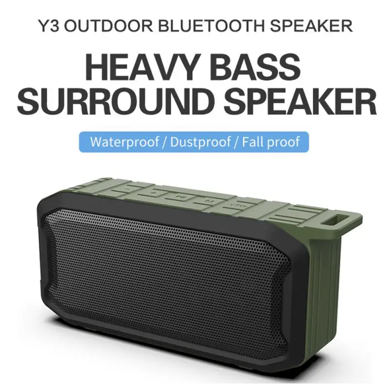 Беспроводная уличная Колонка Y3 Bluetooth 5 0 объемный звук с усиленными басами