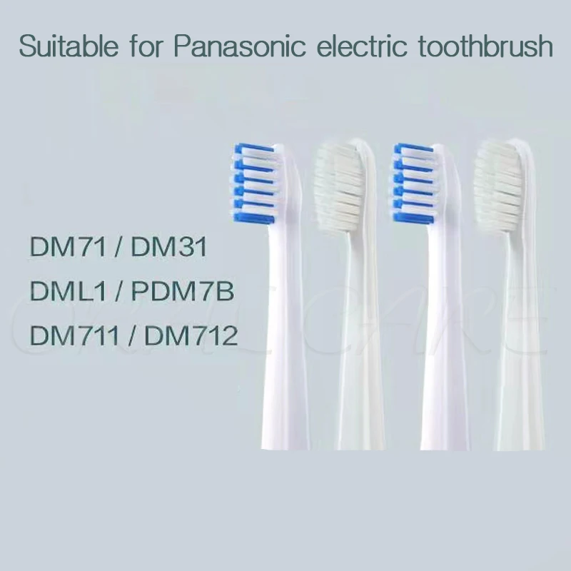 12pcs Panasonic Dm71/dm31/dm711/dm712 Electric Toothbrush Heads For