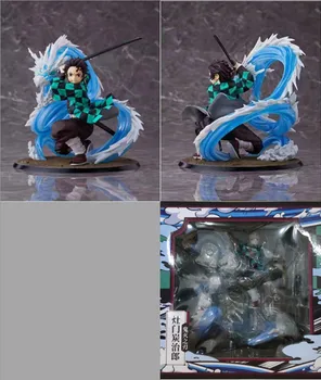 

24cm Anime Demon Slayer: Kimetsu no Yaiba Kamado Tanjirou Nezuko 1/8 Scale Painted PVC Action Figure Collection Model Toys Doll