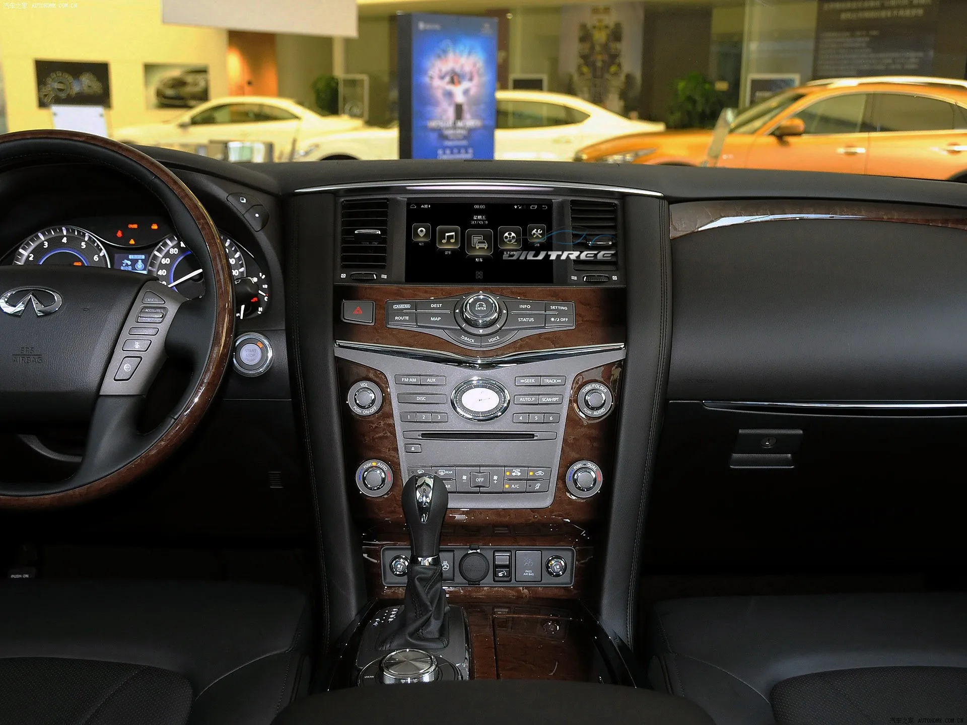 2 Din Tesla Style для Infiniti QX80 2013 2014-2017 Android автомобильное радио автомобильный